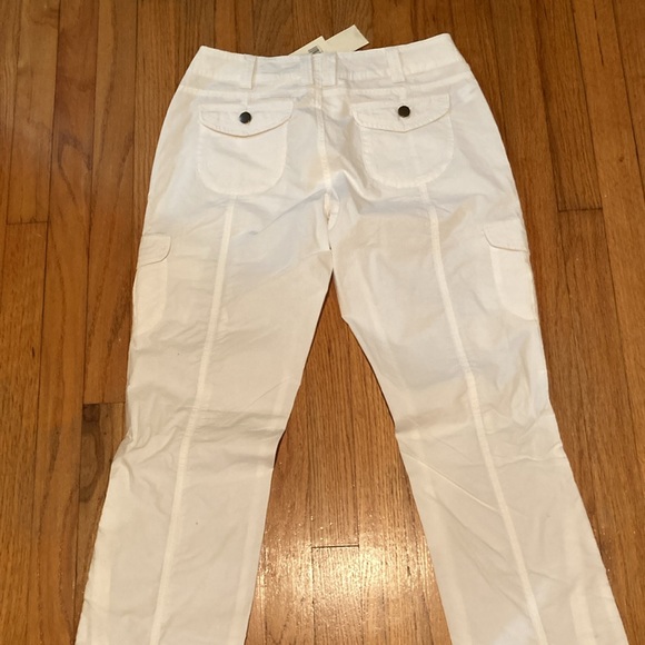NWT Boston Proper Proper Cargo Pants, Pure White ￼ - Picture 2 of 5